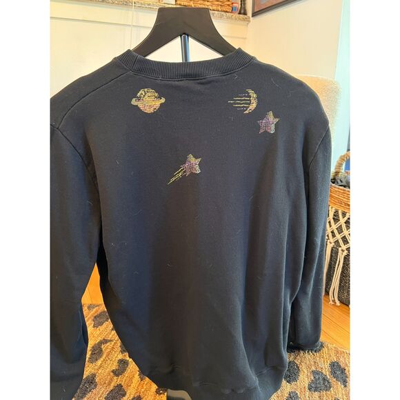Saint Laurent Space Print Crew Neck - Picture 4 of 9